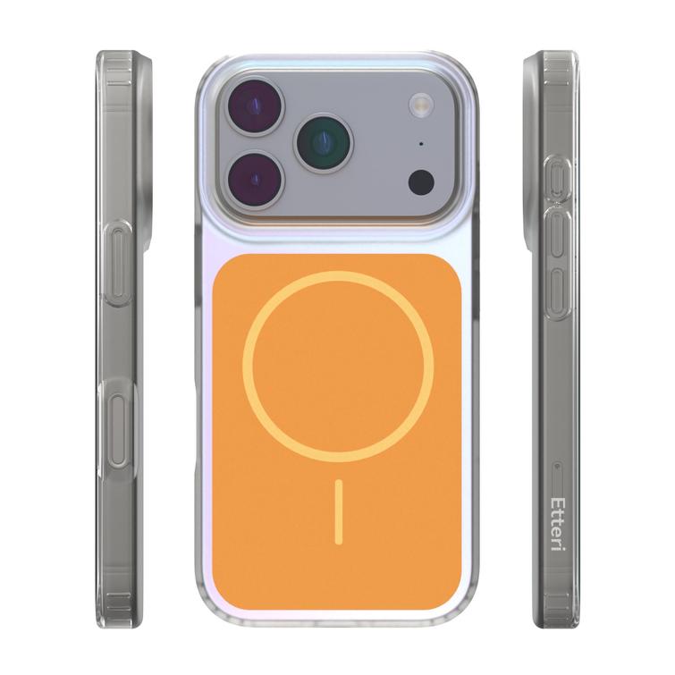 Etteri Hidden Pearl case for iPhone 17 Pro 6,3" orange