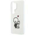 Karl Lagerfeld case IML Karl&Choupette MagSafe for Samsung Galaxy S26 Ultra transparent