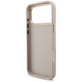 Guess 4G Big 4G Classic Logo Big Strap -metallinappisuojakuori iPhone 17 Pro Maxille, pinkki