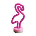Neon-LED jalustalla FLAMINGO pinkki FSNE01 Forever Light