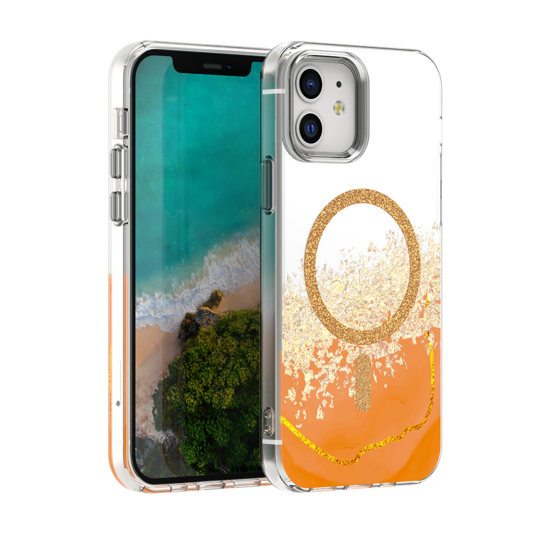 Epoxy Mag case for iPhone 12 / 12 Pro 6,1" orange