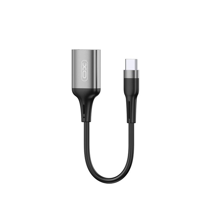 XO-sovitin OTG NB201 USB - USB-C musta