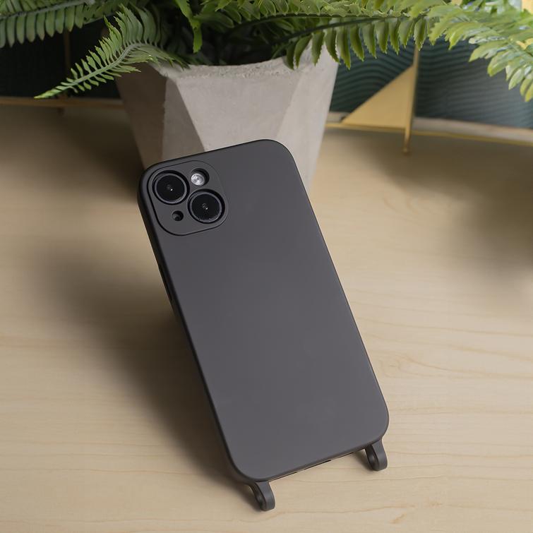 Xiaomi Redmi 12c / Redmi 11a -puhelimelle tarkoitettu silikonikotelo, musta