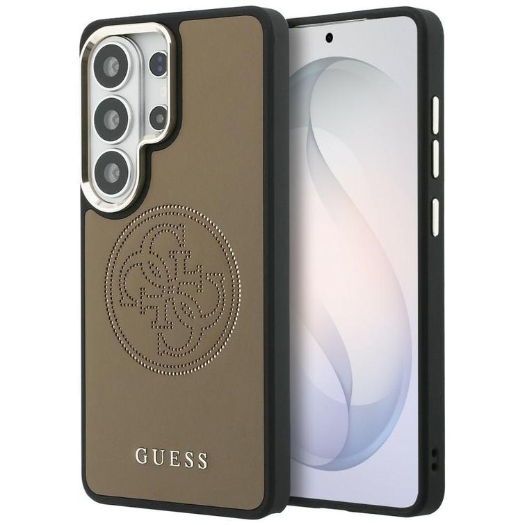 Guess case Perforated Logo MagSafe for Samsung Galaxy S26 Ultra brown