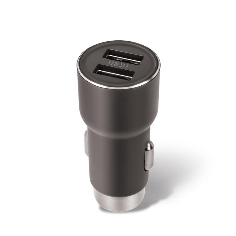 Forever CC-04 autolaturi 2x USB 3.1A musta