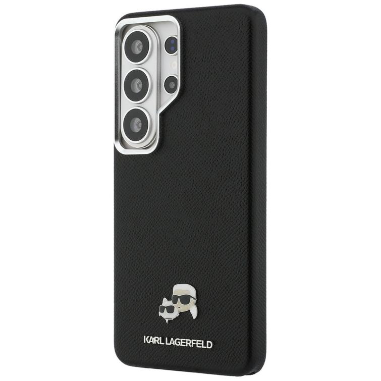 Karl Lagerfeld case Saffiano KC Metal Logo MagSafe for Samsung Galaxy S26 Ultra black