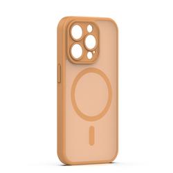Mag Matt case for iPhone 14 Pro 6,1" brown camera protection