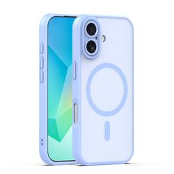 Mag Matt case for iPhone 16 6,1" light blue camera protection