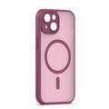 Mag Matt case for iPhone 14 6,1" maroon camera protection