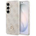 Guess case 4G Rhinestone Round Logo MagSafe for Samsung Galaxy S26 pink