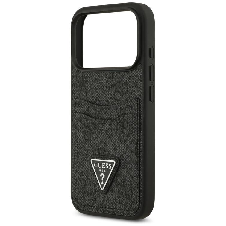 Guess 4G Double Card Triangle case for iPhone 17 Pro black