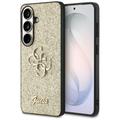 Guess case Fixed Glitter Big 4G Metal Logo for Samsung Galaxy S26 gold