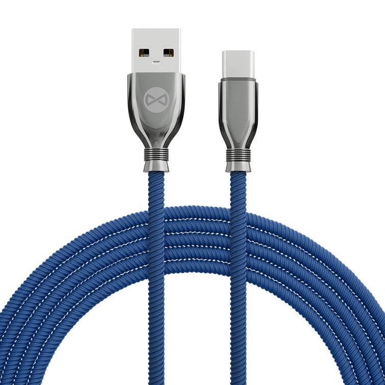 Forever Tornado -kaapeli USB - USB-C 1,0 m 3A tummansininen