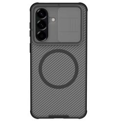 Nillkin CamShield Pro Magnetic Case Samsung Galaxy A57 5G:lle, l&auml;pin&auml;kyv&auml; musta