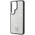 Guess case Fixed Glitter Triangle MagSafe for Samsung Galaxy S26 Ultra silver
