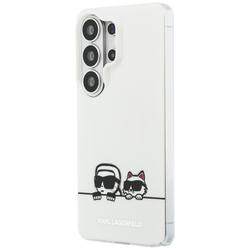 Karl Lagerfeld case IML Peekaboo Karl&Choupette MagSafe for Samsung Galaxy S26 Ultra transparent