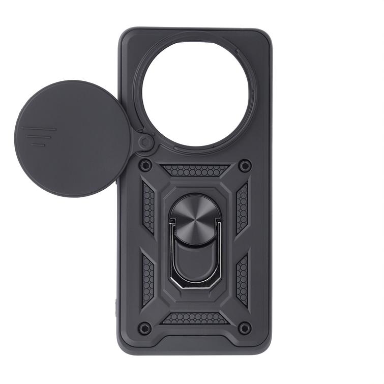 Defender Slide -suojakuori Xiaomi Redmi Note 14 Pro Plus 5G:lle (maailmanlaajuinen), musta