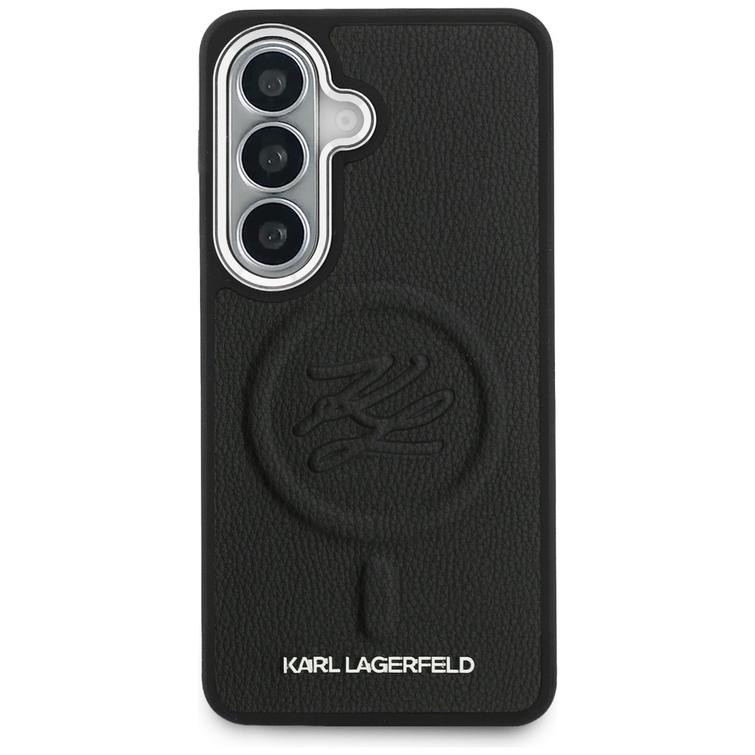 Karl Lagerfeld case Embossed Ring Initials MagSafe for Samsung Galaxy S26 black