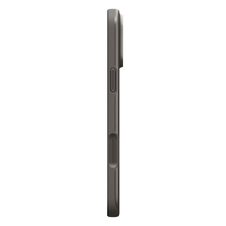 Spigen Thin Fit Mag Magsafe -kotelo iPhone 17 Pro Gunmetal -puhelimelle
