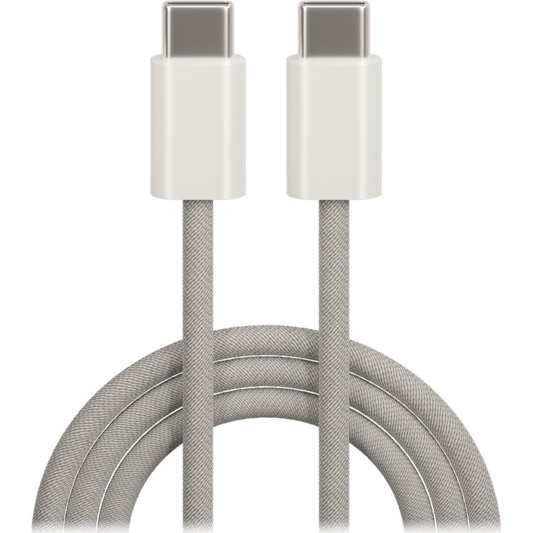 Maxlife MXUC-06 kaapeli USB-C - USB-C 1,0 m 20W harmaa nailon