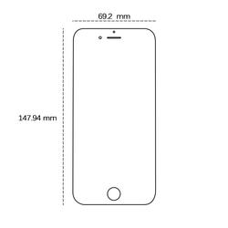 Karkaistu lasi 2,5D iPhone 7 Plus / 8 Plus -puhelimelle