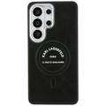 Karl Lagerfeld case Embossed Ring RSG Logo MagSafe for Samsung Galaxy S26 Ultra black