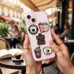 3D Sticker Coffee 5pcs set