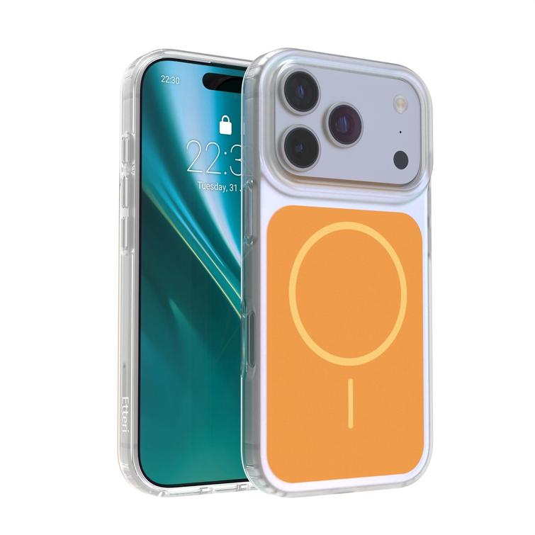 Etteri Hidden Pearl case for iPhone 17 Pro 6,3" orange