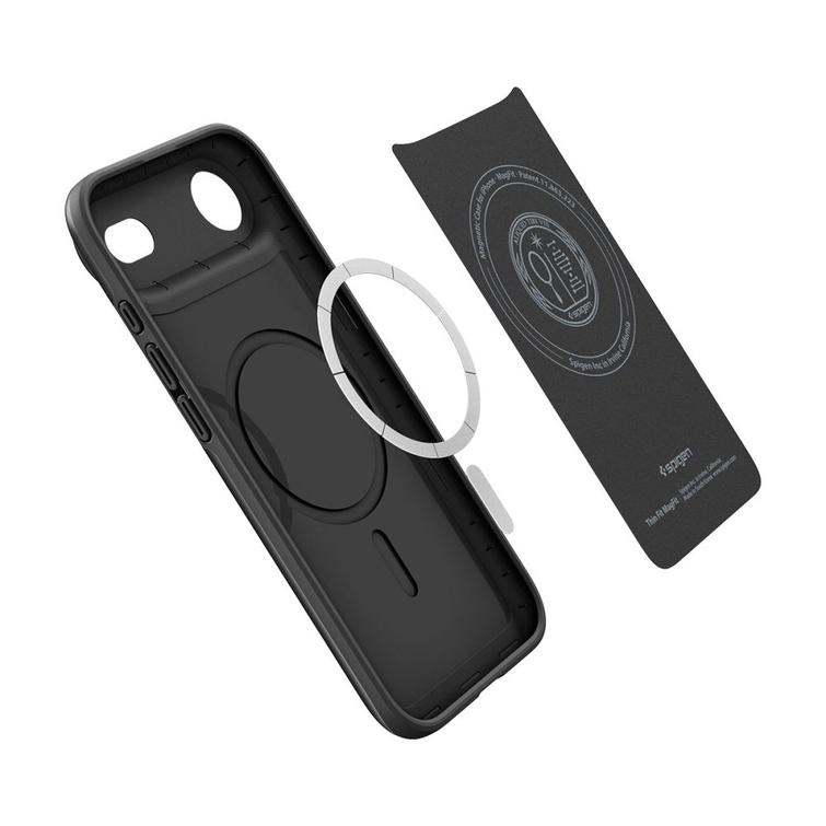 Spigen Thin Fit Mag Magsafe -kotelo iPhone 17 Airille, musta