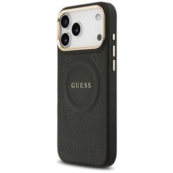 Guess iPhone 17 Pro Max -suojakuori HC MAGSAFE PU -suojakuorella, musta