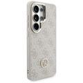 Guess case 4G Big Rhinestone Triangle Strap MagSafe for Samsung Galaxy S26 Ultra pink