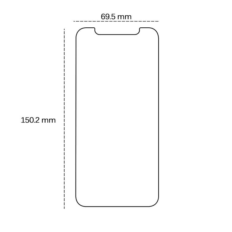 Karkaistu lasi 2,5D iPhone XS Maxille / 11 Pro Maxille