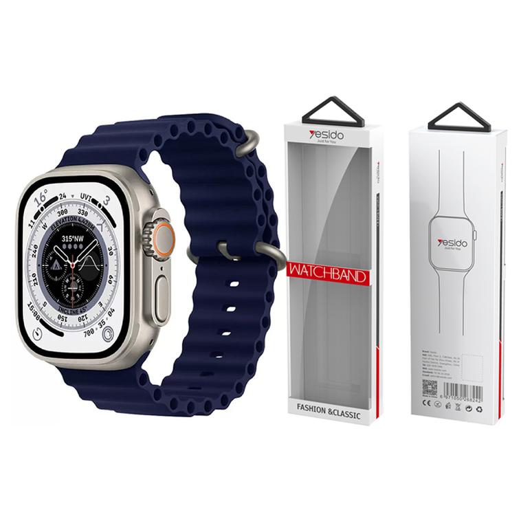YESIDO WB21 APPLE WATCH SILICONE STRAP 38/40/41 NAVY