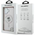 Karl Lagerfeld suojakuori iPhone 17 6,1" IML Choupette Sketch Logo MagSafe vaaleanpunainen