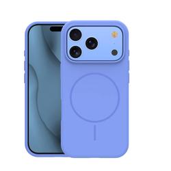 Silicone Thin Mag case for iPhone 17 Pro Max 6,9" / iPhone 18 Pro Max 6,9" sky blue