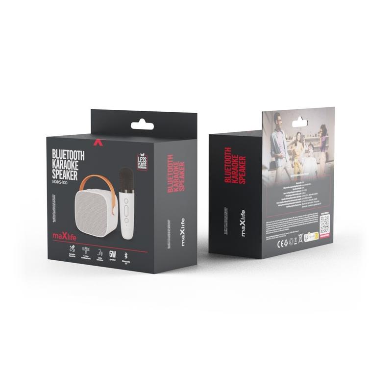 Maxlife Bluetooth-karaoke-kaiutin MXKS-100 valkoinen