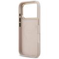 Guess 4G Logo Plate MagSafe case for iPhone 17 Pro pink