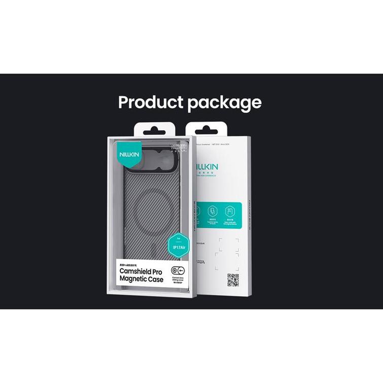 NILLKIN CAMSHIELD PRO MGNETIC IPHONE 17 AIR, TRANSPARENT BLACK