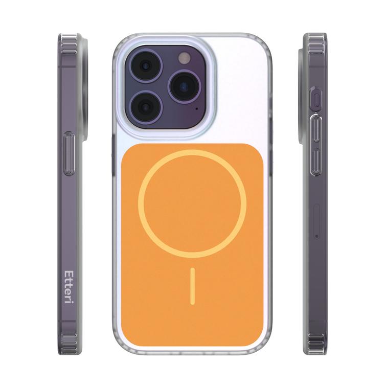 Etteri Hidden Pearl case for iPhone 14 Pro 6,1" orange