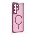 Mag Matt case for Samsung Galaxy S25 Ultra maroon camera protection