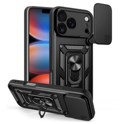 Defender Slide -suojakuori iPhone 17 Pro Maxille 6,9" musta