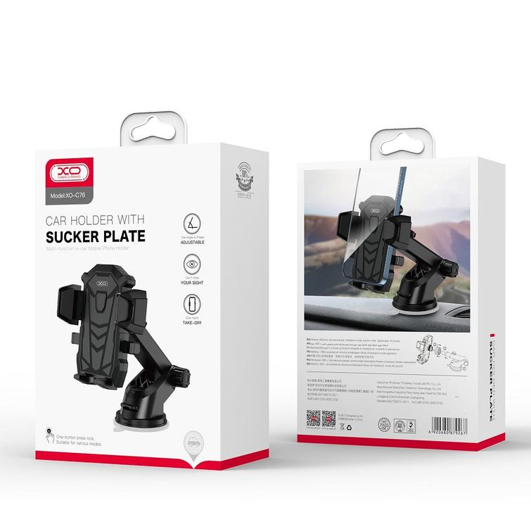 XO-autoteline C76 musta imukupilla