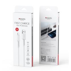 YESIDO CABLE CA120 18W USB/LIGHTNING 1M PVC 2A WHITE