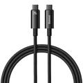 Baseus-kaapeli Tungsten PD USB-C - USB-C 1,0m musta 240W