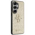 Guess case Fixed Glitter Big 4G Metal Logo for Samsung Galaxy S26 Ultra gold