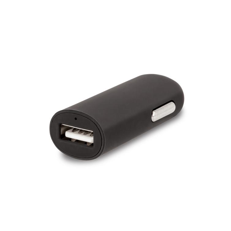 Forever M02 autolaturi 1x USB 2A musta + USB-C-kaapeli