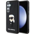 Karl Lagerfeld case for Samsung Galaxy S24 Plus KLHCS24M3DRKINK black HC 3D RUBBER IKONIK NFT