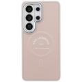 Karl Lagerfeld case Embossed Ring RSG Logo MagSafe for Samsung Galaxy S26 Ultra pink