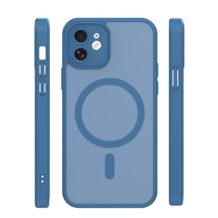 Mag Matt case for iPhone 12 6,1" dark blue camera protection