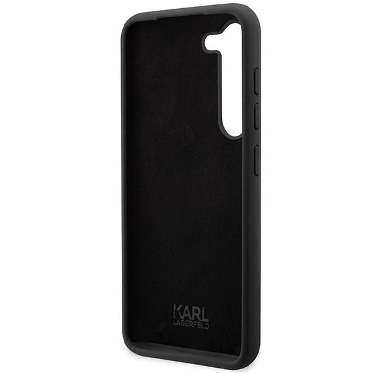 Karl Lagerfeld case for Samsung Galaxy S24 KLHCS24SSNCHBCK black HC SILICONE NFT CHOUPETTE